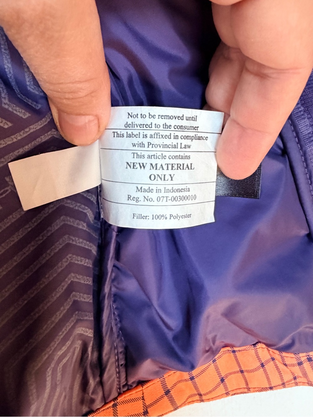 Under Armour Women's Orange & Purple Hooded Ski Jacket - Picture 4 of 5